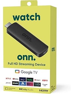 XGAGHB ONN Android TV 2K FHD Streaming Stick Black (New Version)