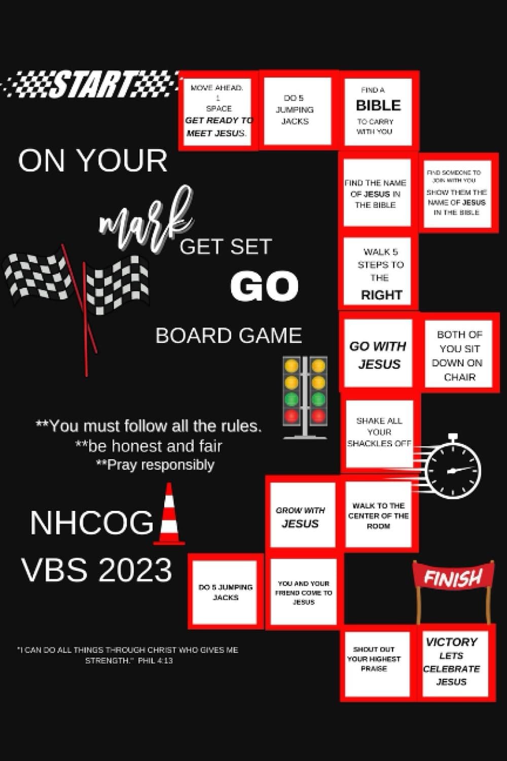 ON YOUR MARK GET SET GO