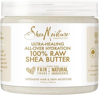 SHEA MOISTURESheaMoisture All-Over Hydration Body Lotion for Dry Skin Raw, 15.01 Fl Oz (Pack of 1)