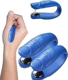 2 Pcs Sugar Control Li4 Acupressure Point Clip, Sugar Control Acupressure Clip, Supporting Acupressure Relaxation, Stress Alleviation, Tension Relief and Headache Relief Hand Clip(Blue)