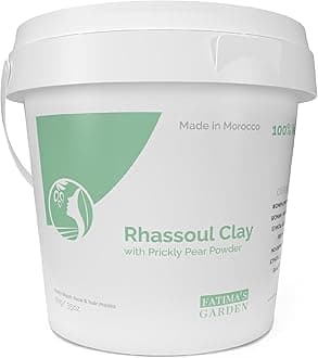 Fatima's Garden Rhassoul with Prickly Pear - Hydrating Face & Hair Mask, 1Kg