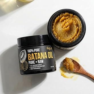 Vie Naturelle Batana Oil for Hair Growth from Honduras – Raw Unrefined – Natural Moisturizer for Skin & Hair – Traditionally Cold-Pressed from Honduran Palm Nut - 04 oz