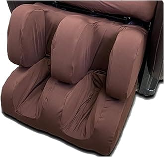 Brown,lower body, Shiatsu Massage Chair Cover Fitted, Universal Stretch Portable Massage Chair Full Body Cover, Single Recliner Chair Removable Shield Dustproof Cover
