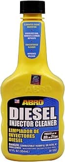Abro DI-502 SUV Car Diesel Fuel Treatment and Injector Cleaner for Mileage Improvement & Deposit Cleaning (354 ml)