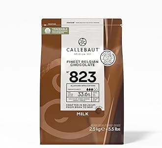 Belgian Milk Chocolate Baking Callets (Chips) - 33.6% - 1 bag, 5.5 lbs
