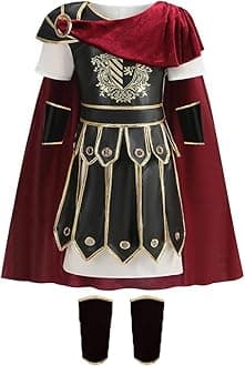 Boys Roman Soldier Costume Kids Warrior Knight Costume Brave Medievel Gladiator Halloween Cosplay