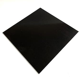 G10 Fiberglass Garolite 3D Printer Build Surface Plate Semi-Flexible Sheet 310x320mm(Black Color)