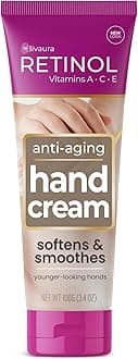 Retinol Anti-Aging Hand Cream – The Original Retinol Brand For Younger Looking Hands –Rich, Velvety Hand Cream Conditions & Protects Skin, Nails & Cuticles – Vitamin A Minimizes Age’s Effect on Skin