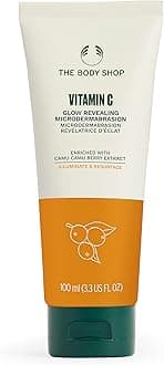 The Body Shop Vitamin C Glow Boosting Microdermabrasion – Exfoliation for Tired, Dull Skin – Vegan – 100ml