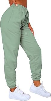 Waitfairy Sweatpants Women - Joggers for Women High Waist Baggy Sweat Pants for Womens Joggers with Pockets