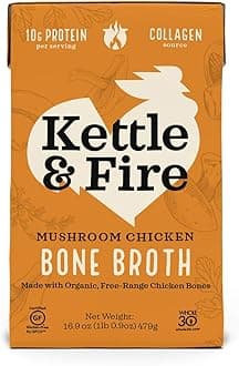 Kettle And Fire Broth Mushroom Chicken Bone, 16.9 OZ