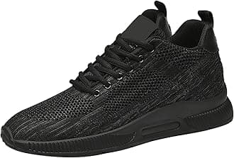 Height Boosting Shoes for Men Height Boosting Shoes Height Increasing Shoes Men's Invisible Height Increasing Elevator Shoes - Ultra Light-Weight Lace-up Sporty Walker - 2.8 Inches Taller