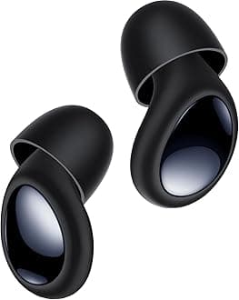 45dB Noise Cancelling Ear Plugs for Sleeping, Reusable Soft Silicone Earplugs for Snoring, Concerts, Side Sleepers, Airplane Travel, Hearing Protection, Noise Reduction Earplugs with Portable Case