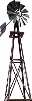 Small Bronze Powder Coated Backyard Windmill