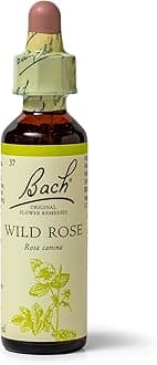 Original Flower Remedies Wild Rose, Live The Day, Show Enthusiasm, Emotional Wellness, Natural Flower Essence, 20ml