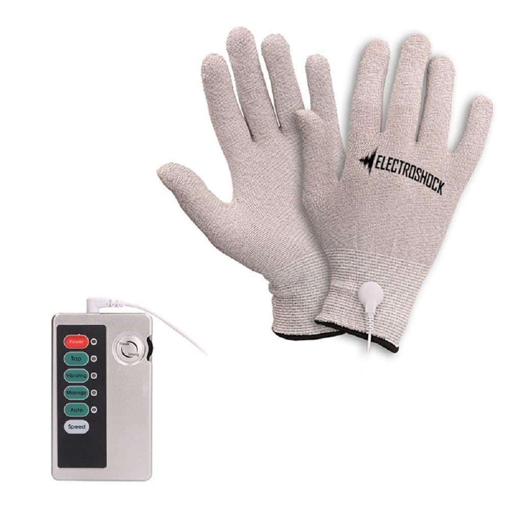 ElectroShock E-Stim Gloves - Grey