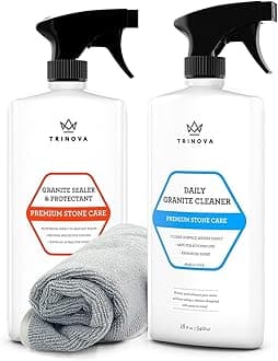 TriNova Granite Cleaner with Sealer and Protectant Bundle