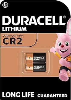 Duracell High Power Lithium CR2 Battery 3 V, Pack of 2 (CR15H270) Designed for Use in Sensors, Keyless Locks, Photo Flash and Flashlights