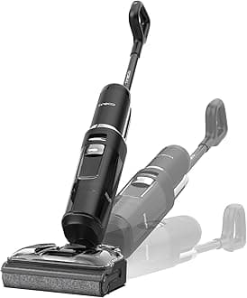 Tineco S7 Stretch Cordless Wet Dry Vacuum Cleaner with 185°F Hot Air Drying, 21000Pa Suction Power with 180° Lay-Flat Design and Anti-Tangle Mop, Suitable for all Hard Floors (Floor One Series)