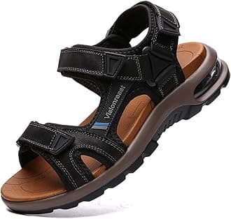 Mens Athletic Sandals Open Toe Hiking Outdoor Non-slip Sandals Air Cushion Sport Casual Beach Sandals