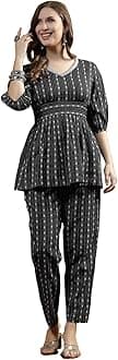 Stylum Women Woven Design Cotton Co-Ord Set