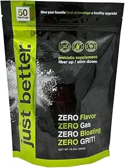 just better. Prebiotic Fiber Supplement for a Healthy Gut | Fiber Powder with Zero Grit Zero Taste and No Bloating or Gas | Feel Full Faster | Keto Non-GMO Gluten Free Vegan 50 Servings