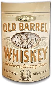 Mr Bar B Q 05042BC Old Barrel Whiskey Barbecue Smoking Chips, Brown