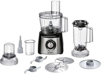 MultiTalent 3 MCM3501M — Versatile Food Processor with 50+ Functions — 800 W — 2.3 L Capacity — Colour: Black/Brushed Stainless Steel