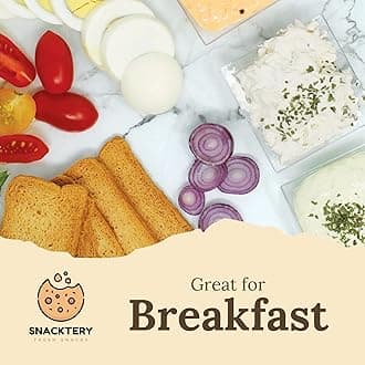 Snacktery Original Melba Toast Crackers - All Natural Thin and Crispy Flatbread Crackers - Classic Mini Toasts for Dips, Spreads, Salads - Tostadas Melba - 7 Oz, Pack of 2