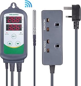 Inkbird Digital Wireless Thermostat, ITC-308-WiFi Temperature Controller Heating Cooling Remote Control