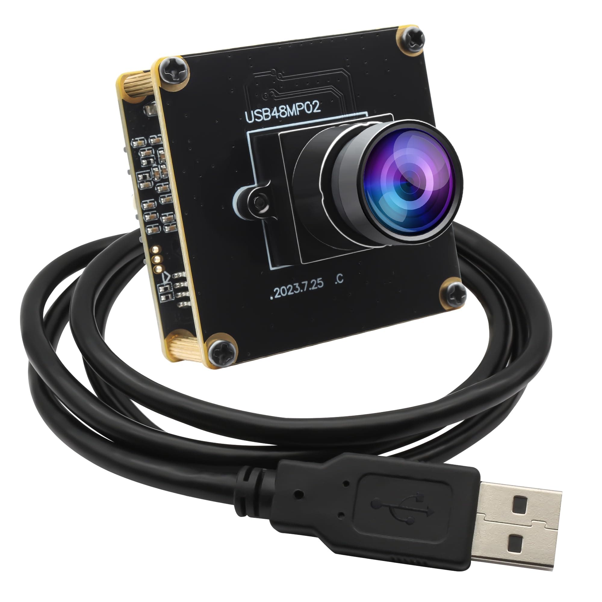 ELP 48MP USB Camera Module for Wide Angle PC & 3D Printer Monitoring - Laser Engraver & Security Camera - Jetson Nano & RaspberryPi Compatible