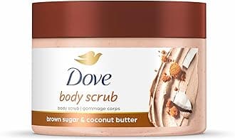 Scrub Brown Sugar & Coconut Butter For Silky Smooth Skin Body Scrub Exfoliates & Restores Skin's Natural Nutrients 10.5 oz