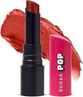 SUGAR POP Matte Ultrastay Lipstick | Vitamin E | 100% Transferproof - 09 Cocoa Crush 4 GM