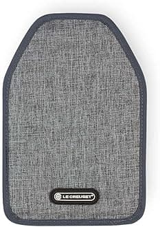 Le Creuset WA-126 Wine Cooler Bag for Wine or Champagne Bottles, Water-Repellent Fabric, Grey Linen, 59142013206468
