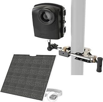 BCC2000 Plus + ASP1000-P Construction Camera and Solar Panel Kit Bundle | Includes: Full HD TLC2000 Time Lapse Camera, 32-ft Extender for Laptop/Tablet