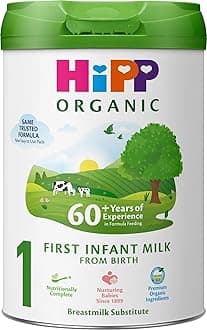 HiPP Organic 1 from Birth Onwards First Infant Milk 800g (Case of 2)
