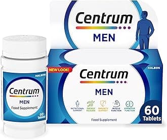 Men Tablets Multivitamin & Mineral Supplements, with 23 essential nutrients, including vitamin D, C, and Magnesium, 60 ct