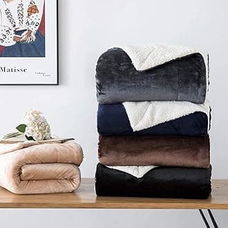 IR Imperial Rooms Silver Sherpa Blankets Queen Size for Bed - Wholesale Bulk Pack of 9 Sherpa Blankets - Soft Fluffy Throw Blanket for Hotels, Guest Bedroom, 90x90 Inches