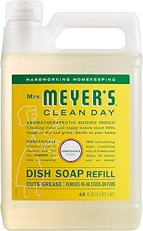 CLEAN DAY Liquid Dish Soap Refill, Honeysuckle, 48 fl. oz