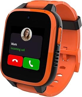 XPLORA XGO 3 - Watch Phone for children 4G - Calls, Messages, Kids School Mode, SOS function, GPS Location, Camera and Pedometer - Includes 2 Year Warranty (ORANGE)