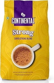 Continental Strong Instant Coffee Powder | 1 Kg Bag | Instant Coffee with Bold Flavor | Rich Aroma | Perfect for Espresso, Cappuccino, and Black Coffee Lovers | Makes Up To 1000 Cups