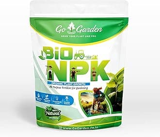 Go Garden Bio NPK 19 19 20 Fertilizers for Plants | Complete Plant Food NPK Fertilizer for Growth Boost and Maximum Production | Ideal for Home, Garden & Outdoor Plant Care - 950G