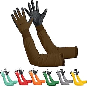 Gastody™ Long Gardening Gloves Women and Men XL - Long Sleeve Garden Gloves Multipurpose Heavy Duty Outdoor and Indoor - Long Cuff Garden Gloves - Thorn Resistant Protective Work Rose Pruning Gloves