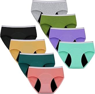 Teen Girls Period Underwear Menstrual Leakproof Panties for First Period Starter Panty Kids Cotton Protective Brief