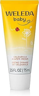 Baby Calendula Diaper Cream, 2.8 Fluid Ounce, Plant Rich Protection with Calendula, Chamomile, Sweet Almond Oil, Lanolin and Zinc Oxide