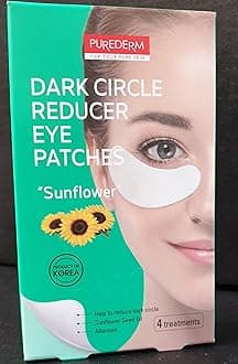 PuredermDark Circle Reducer Eye Patches SUNFLOWER (4 treatments)