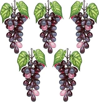 Fake Grapes Decorative Fruit Artificial Grapes