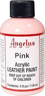 Angelus Acrylic Leather Paint, 4 Fl Oz (Pack of 1), Pink
