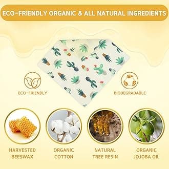 Reusable Beeswax Wrap - 9 Pack Beeswax Wraps for Food, Eco-Friendly Beeswax Food Wraps, Bread Sandwich Wrapper - Organic, Sustainable, Zero Waste, Reusable Plastic-Free Food Wrap, 1XL, 3M, 5S