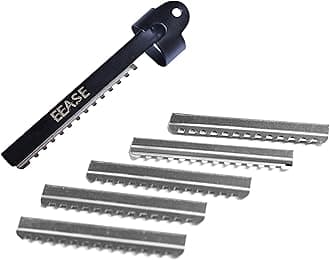 Professional Hair Styling Thinning Texturizing Cutting Razor - Hair Razor Comb - Split Ends Hair Trimmer With Replacement Blades (BLACK)